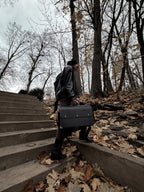 LEATHER WEEKENDER BAG