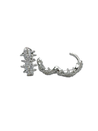 THORN HOOP EARRINGS