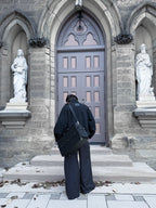 LEATHER WEEKENDER BAG
